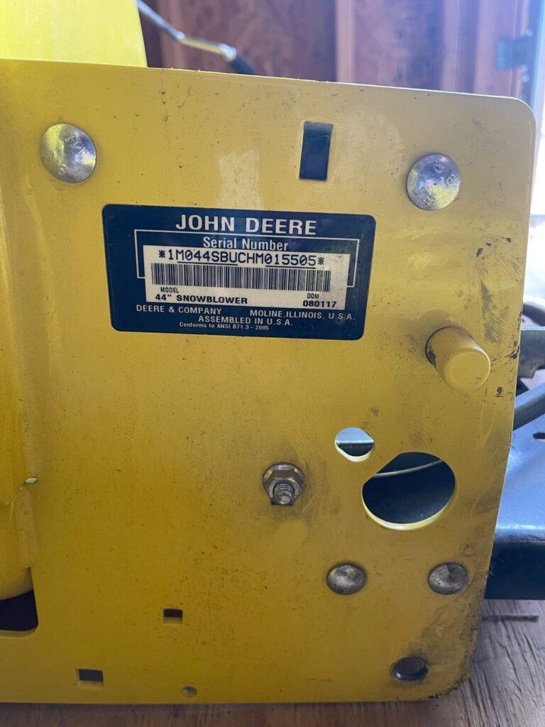 Used 2017 John Deere 44