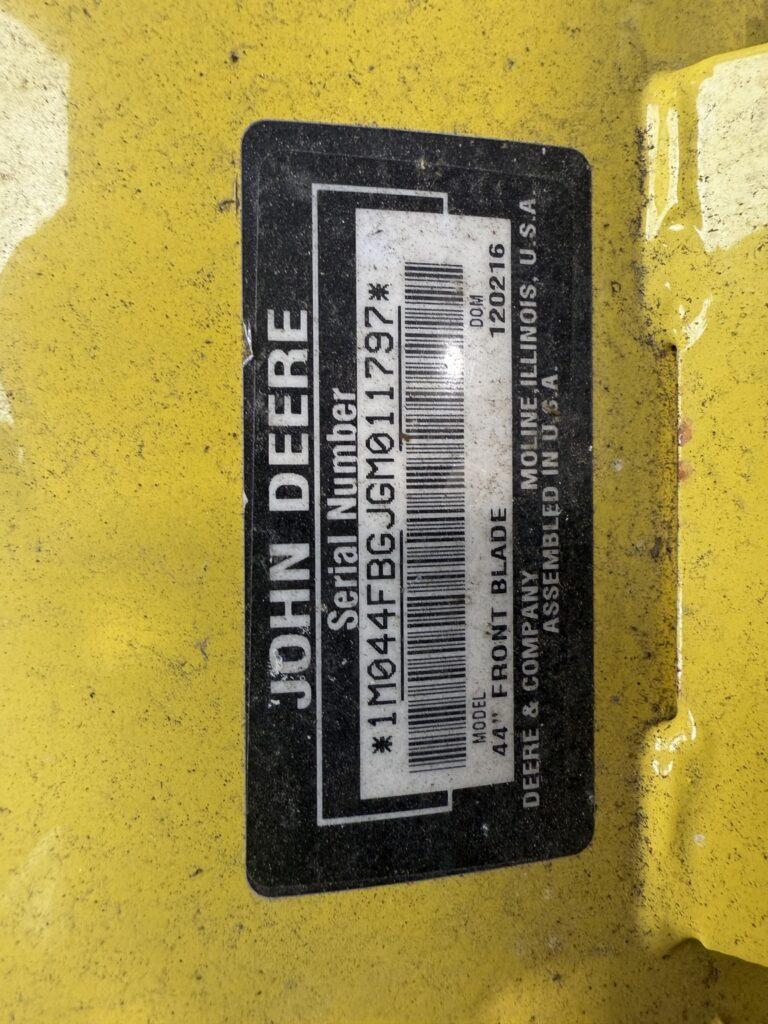 Used 2016 John Deere 44