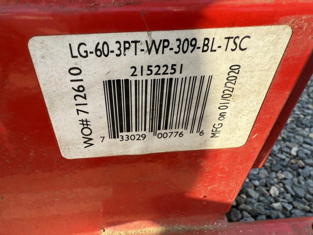 Used 2020 Fimco LG-60