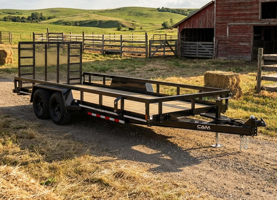 CAM Superline® 10k Tandem Axle Utility Trailer